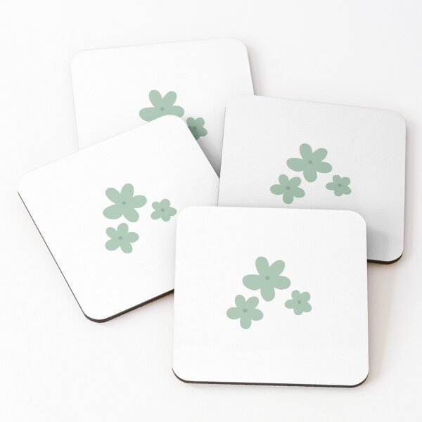 Item preview, Cute Pastel Sage Green Minimalist Flower Design designed and sold by MagicallyStagey.