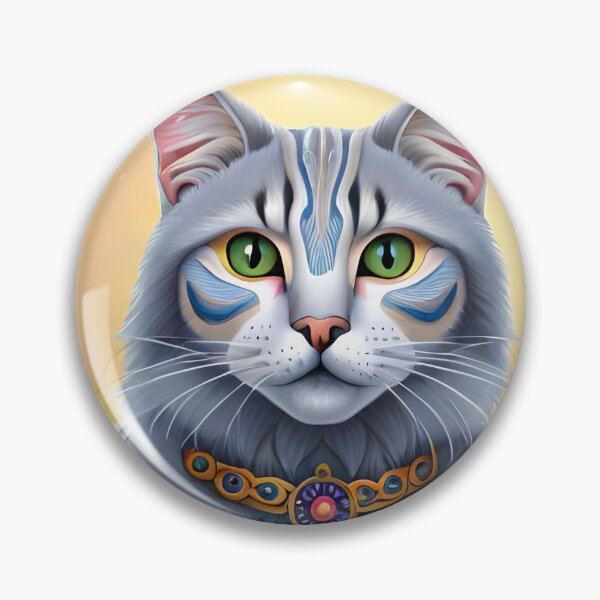 Item preview, Grey Shaman cat shows you your path designed and sold by GerbenG.