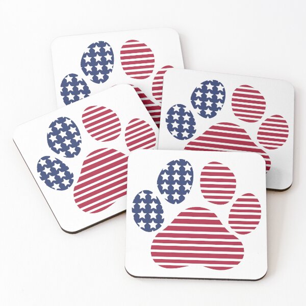 Item preview, usa 4th of july pet paw designed and sold by Ashlison.