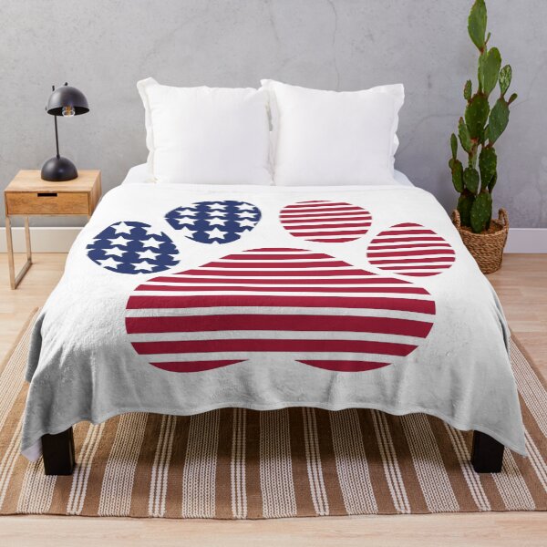 Item preview, usa 4th of july pet paw designed and sold by Ashlison.