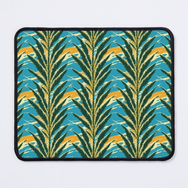 Item preview, Palm Tree Leaf Stripe Pattern on Muted Yellow and Orange Background designed and sold by Aaron2610.
