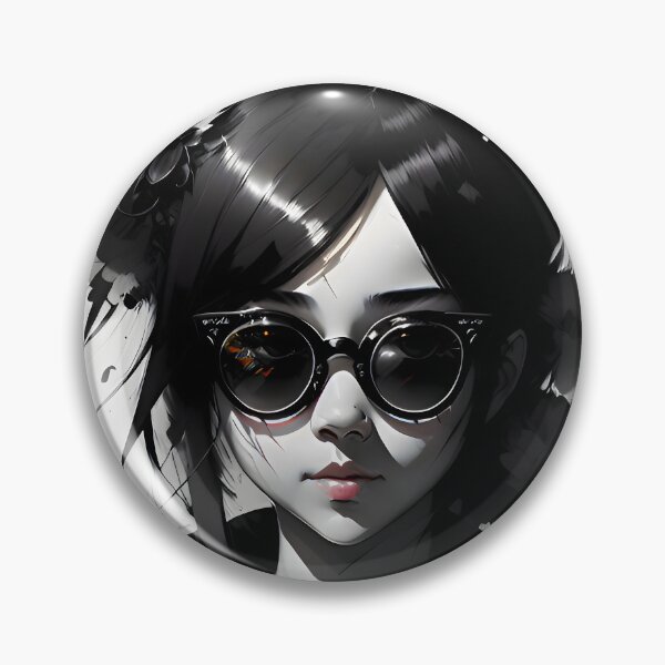Item preview, Chica misteriosa en blanco y negro designed and sold by WhatTheTrendsDo.