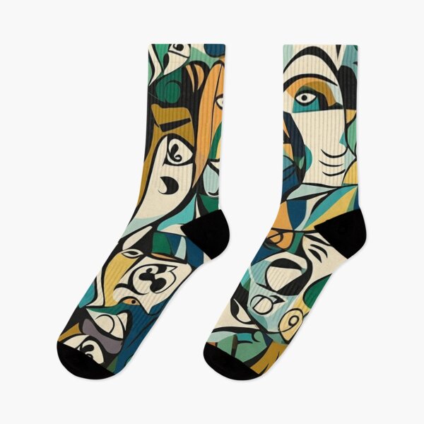 Item preview, Visions Unveiled: A Cubist Kaleidoscope of Trapped Emotions designed and sold by soulfulfaces.