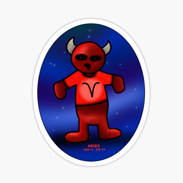 Aries daemon Sticker