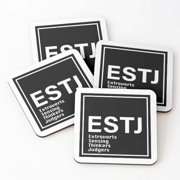 Item preview, MBTI ESTJ , 16 Personalities , black designed and sold by princessmi-com.
