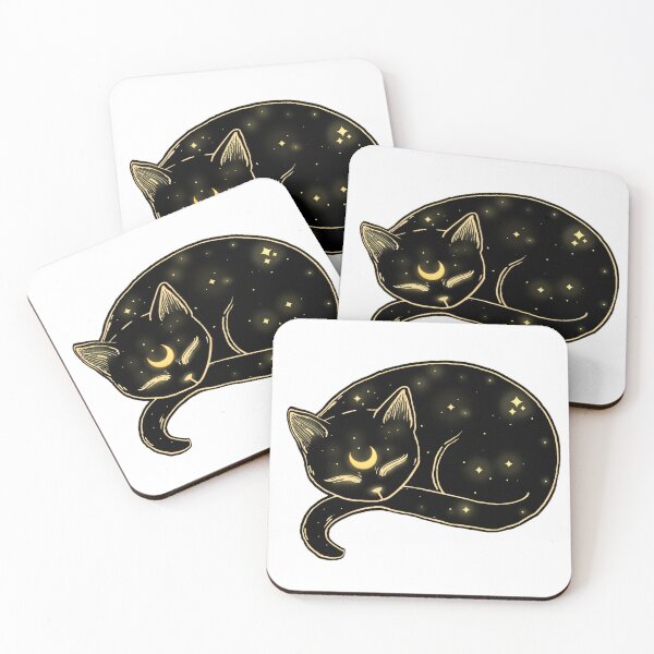 Item preview, Black Cat - Crescent Moon designed and sold by Spells Sell.