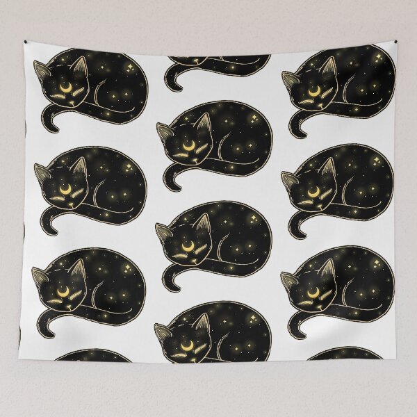 Item preview, Black Cat - Crescent Moon designed and sold by Spells Sell.