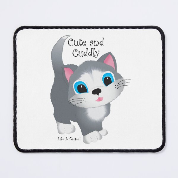 Item preview, Cat - Cute and Cuddly As A Cactus designed and sold by Karen Wood.