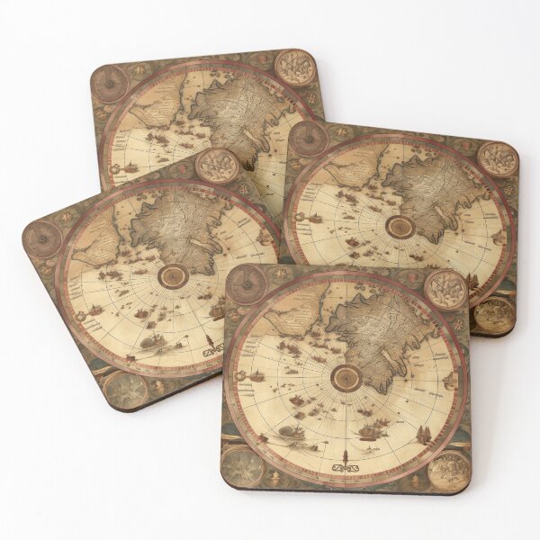 Item preview, Vintage Map designed and sold by GoodOldVintage.