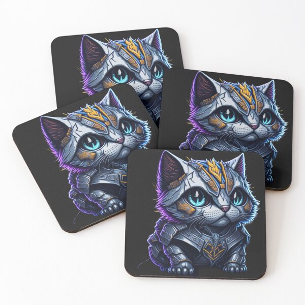 Item preview, Purrfect Knight: Cute Armored Kitten Design designed and sold by harperjg.