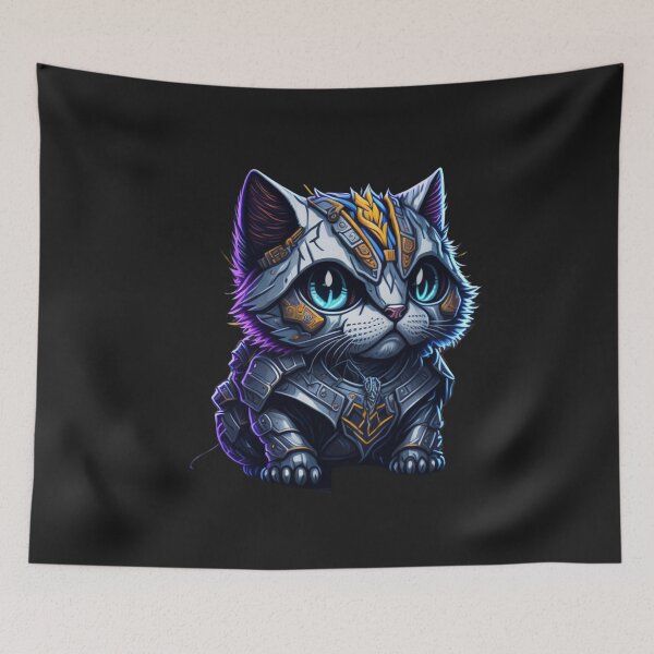 Item preview, Purrfect Knight: Cute Armored Kitten Design designed and sold by harperjg.