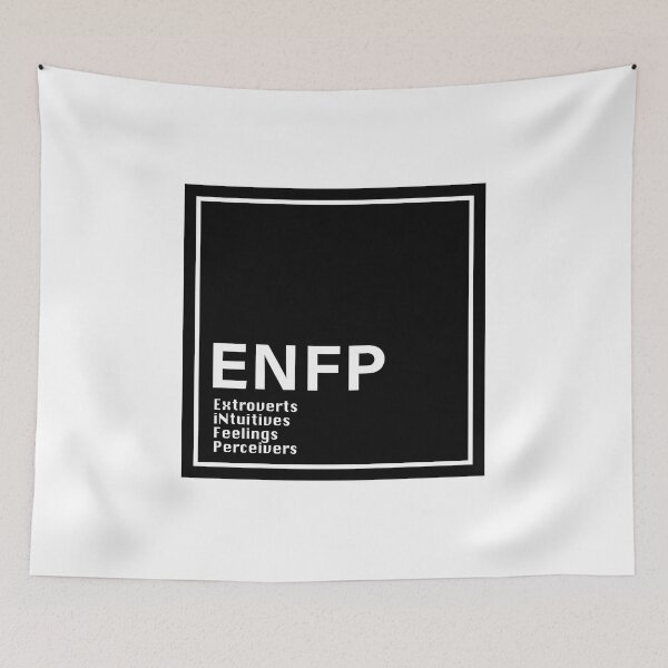 Item preview, MBTI, ENFP , 16 Personalities , black designed and sold by princessmi-com.