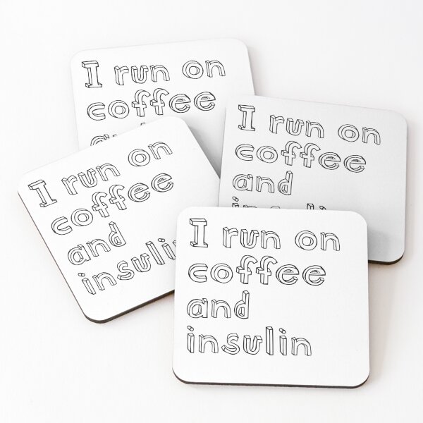 Artikelvorschau, Kaffee und Insulin entworfen und verkauft von Diabetic Designs.