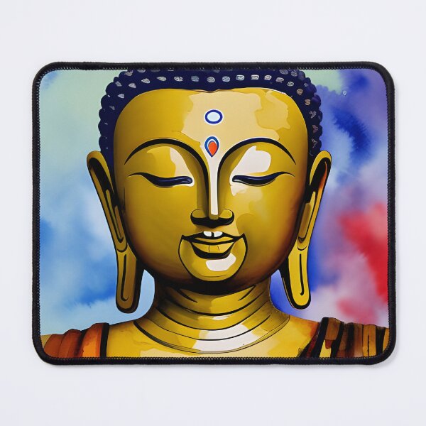 Item preview, Buddha-inspired watercolor backdrop designed and sold by brandway.