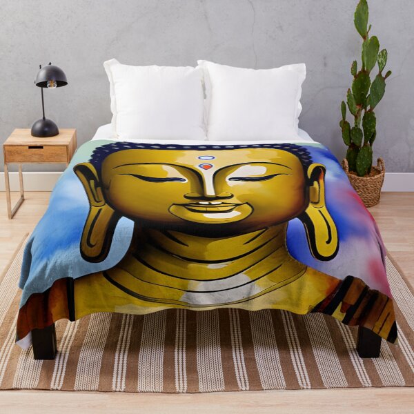 Item preview, Buddha-inspired watercolor backdrop designed and sold by brandway.