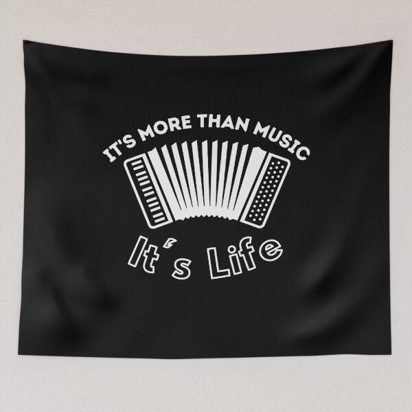 Item preview, It's More than Music It's Life, gifts for accordionists designed and sold by pianostart.