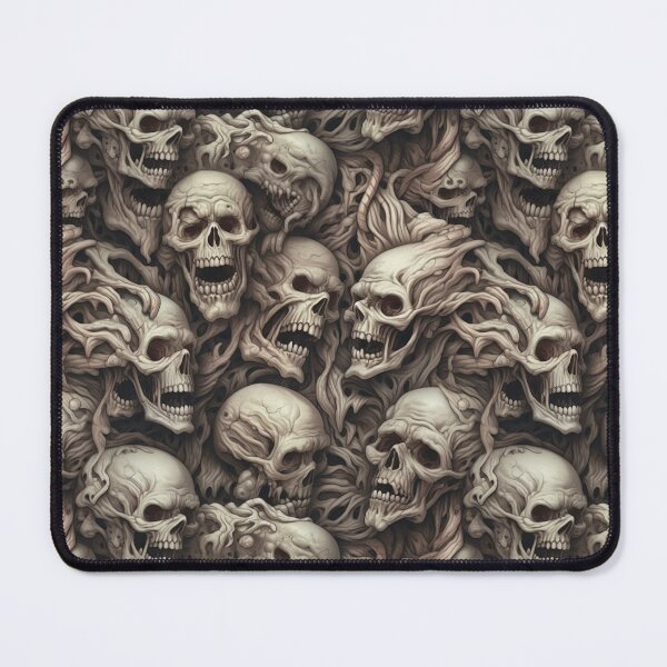 Item preview, Stone Carved Zombie Head - Gray Horror Pattern designed and sold by Arti_choke.