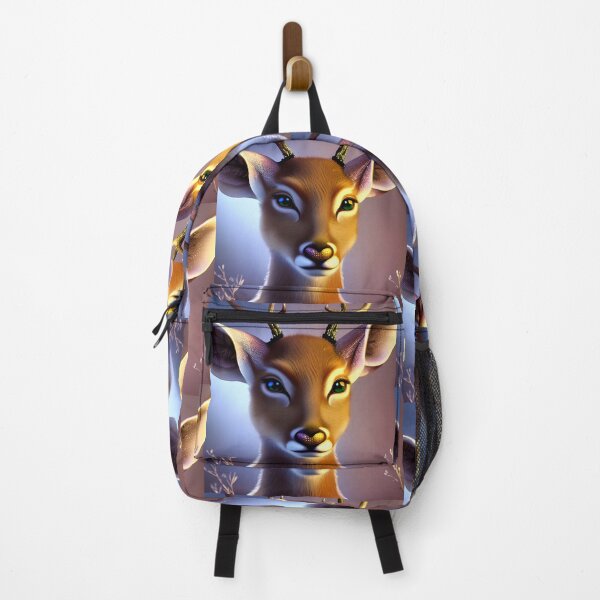 Item preview, Deer Prince - Forest Art Print designed and sold by ZenEverAI.