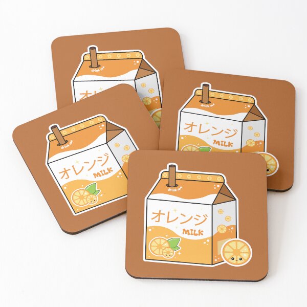 Item preview, Kawaii Orange Milk designed and sold by sasyall.