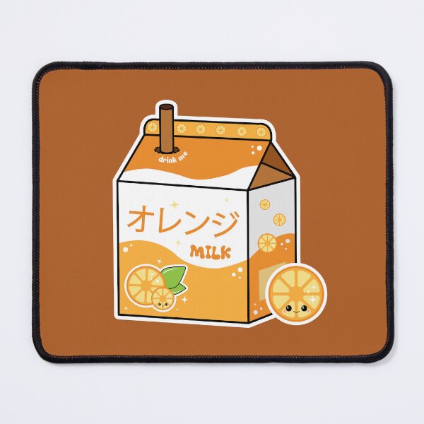 Item preview, Kawaii Orange Milk designed and sold by sasyall.