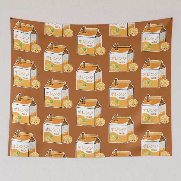 Item preview, Kawaii Orange Milk designed and sold by sasyall.