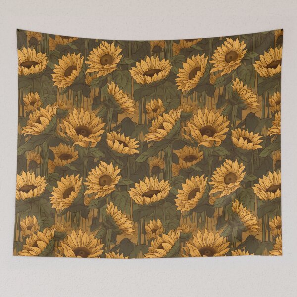 Item preview, Infinite Tiling Sunflower Pattern designed and sold by NoJustice73.