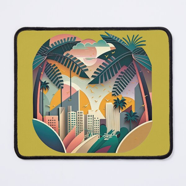 Item preview, Tropical Glamour: Art Deco-Inspired Palm Tree Designs for Fashion and Décor designed and sold by DaiInMetropolis.