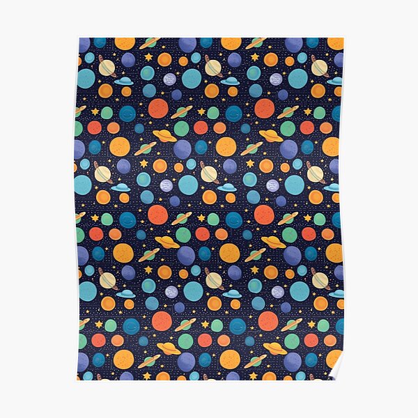 Quilted Space Poster
