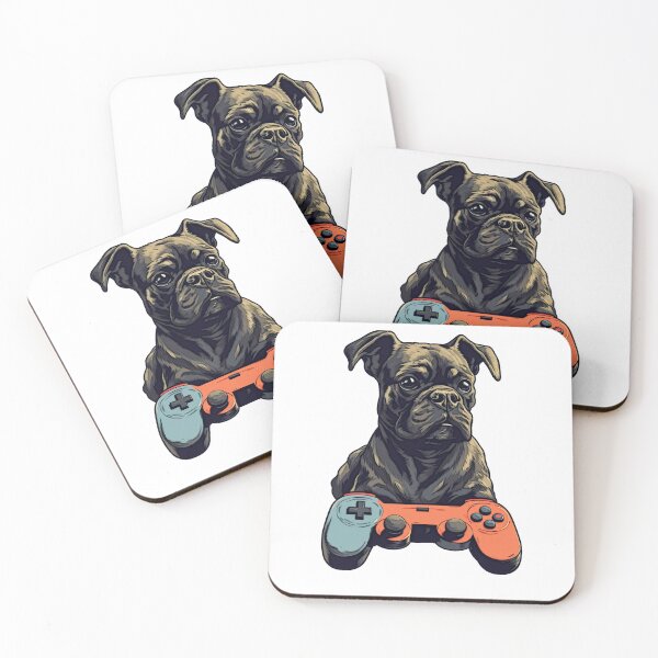 Item preview, Dog with gamepad designed and sold by Wojciech Wolan.