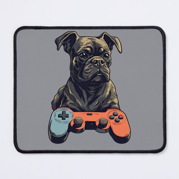 Item preview, Dog with gamepad designed and sold by Wojciech Wolan.