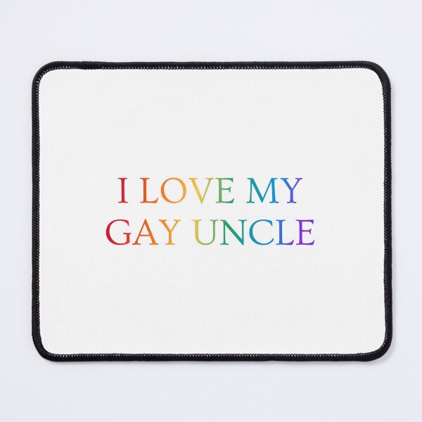 Item preview, I love my gay uncle - Pride rainbow colors designed and sold by Inspirationmotivation.
