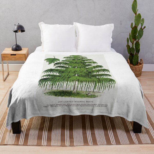 Item preview, Weeping Birch tree lithograph designed and sold by Earth Nature Creations.