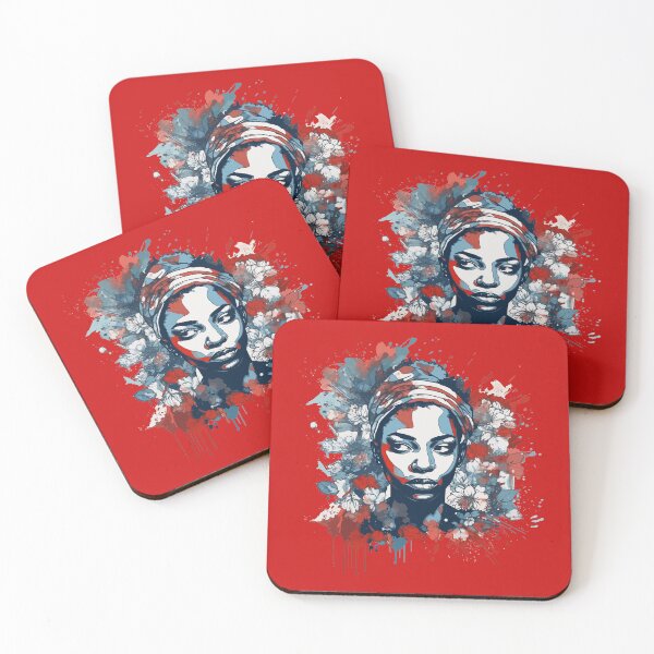 Item preview, Floral Illustration - Trash Polka Inspired - Cuban woman designed and sold by brindled.