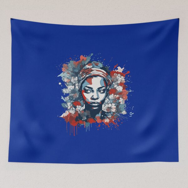 Item preview, Floral Illustration - Trash Polka Inspired - Cuban woman designed and sold by brindled.
