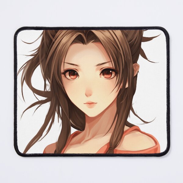 Item preview, Manga Girl with Long Hair - Elegance in Motion designed and sold by Neuronexia.