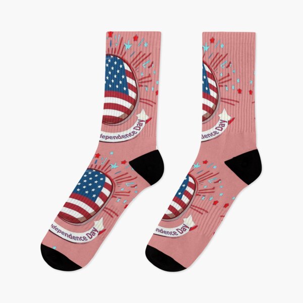 Item preview, 4th of July Independence Day flag of the United States of America fireworks designed and sold by JaroDesign2023.