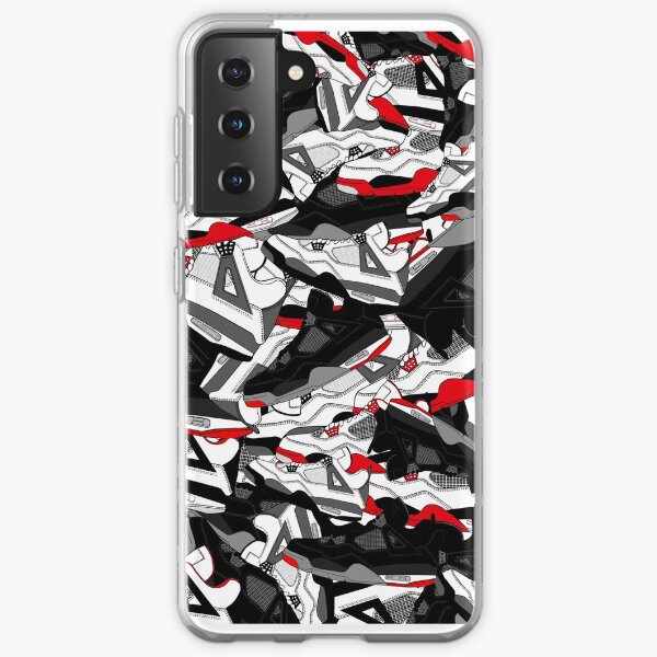 Jordan 4 ilustraciones Funda blanda para Samsung Galaxy