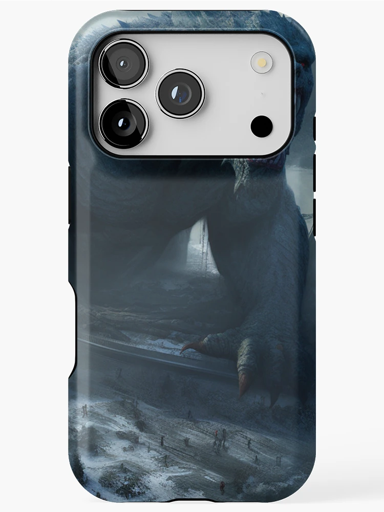 Thumbnail 1 of 4, iPhone Case, Monster Attacks designed and sold by SlackerThreads.