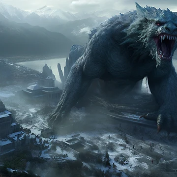 Artwork thumbnail, Monster Attacks by SlackerThreads