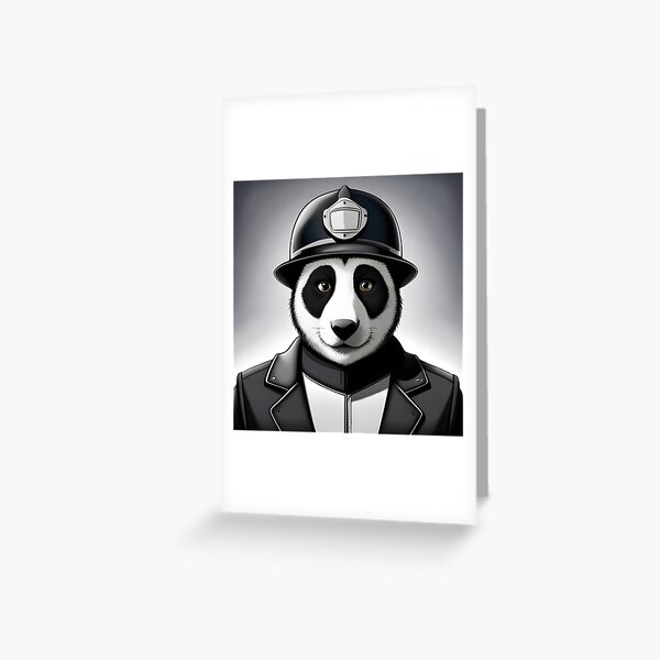Hérisson policier heureux Carte de vœux