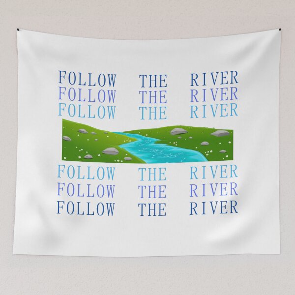 Item preview, Follow the river of life 1605 designed and sold by MyWay-Bilja.