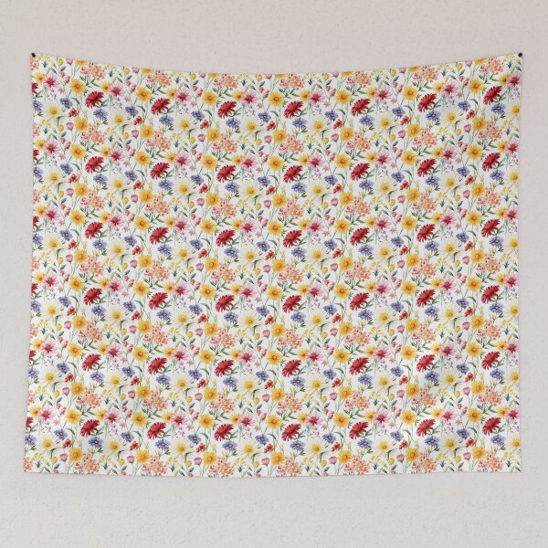 Item preview, Blossoming Botanical Beauty: Vibrant Summer Flowers designed and sold by RainingShallots.