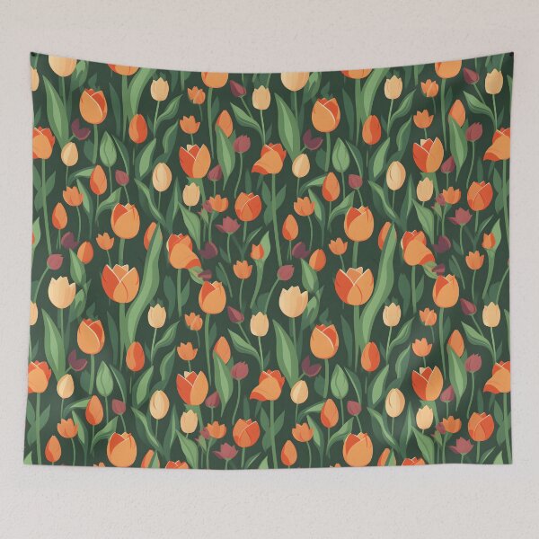Item preview, Infinite Tiling Tulip Flower Pattern designed and sold by NoJustice73.