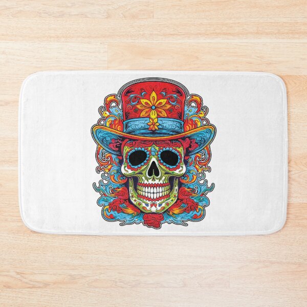 Item preview, El Camarero - Día de los Muertos - The Bartender - Day of the Dead designed and sold by Rickie Pauley.