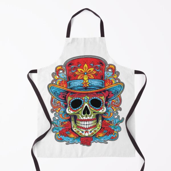 Item preview, El Camarero - Día de los Muertos - The Bartender - Day of the Dead designed and sold by Rickie Pauley.