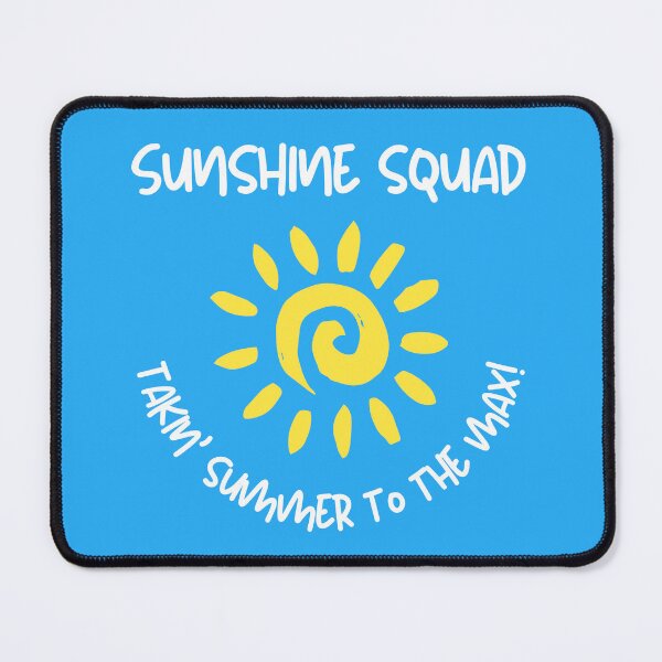 Item preview, Funny saying: "Sunshine squad, takin' summer to the max!" Happy Vacation Holiday and Summer designed and sold by Maciek63.