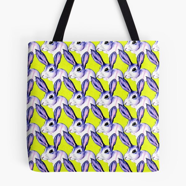 Item preview, Lemon Lavender Bunny Pattern - Delightful Print  designed and sold by ZenEverAI.