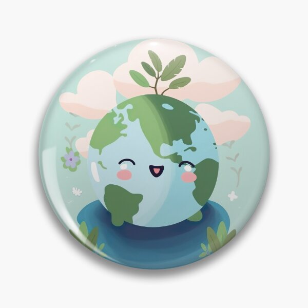 Item preview, Happy Earth designed and sold by GingerSilkShop.