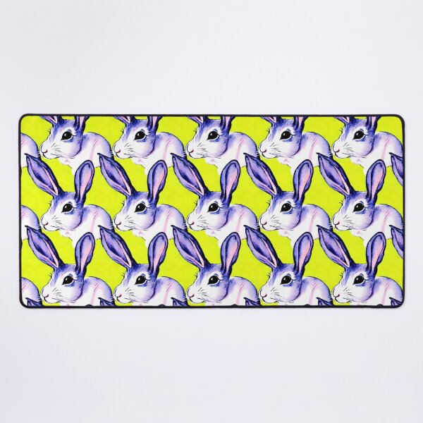 Item preview, Lemon Lavender Bunny Pattern - Delightful Print designed and sold by ZenEverAI.