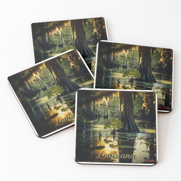 Item preview, "Louisiana Bayou at Sunset" by Tony DuPuis designed and sold by tony777.